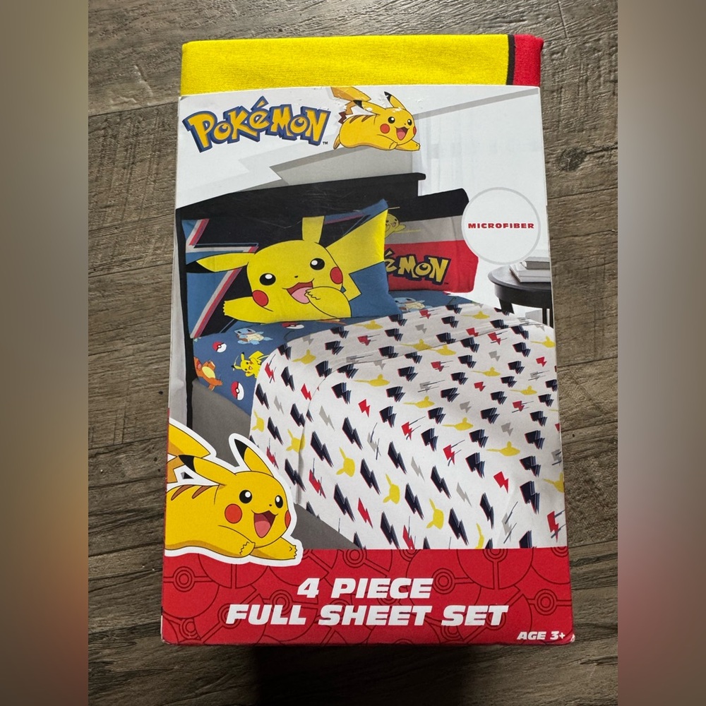 Pokemon Lightning Bolt Full Sheet Set